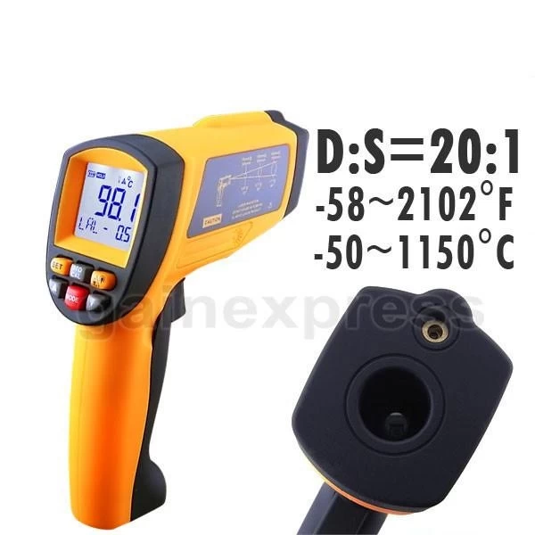 Digital 20:1 Professional Infrared Thermometer & Pyrometer - Image 7
