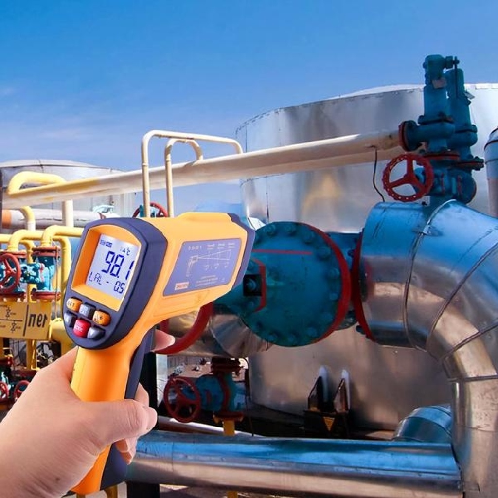 Digital 50:1 Industrial IR Laser Thermometer / Pyrometer – Discount ...