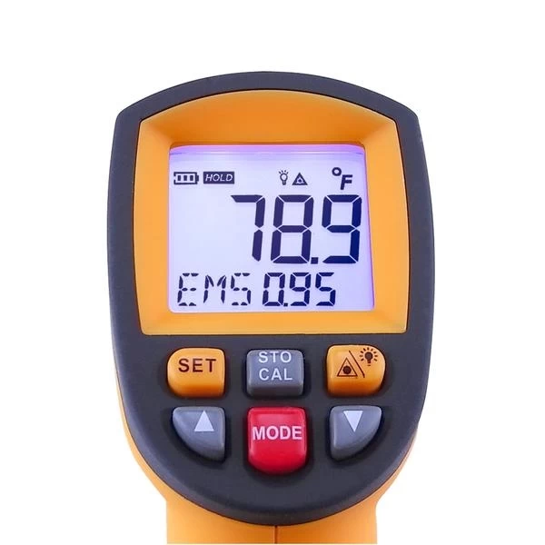 Digital 50:1 Industrial IR Laser Thermometer / Pyrometer - Image 8