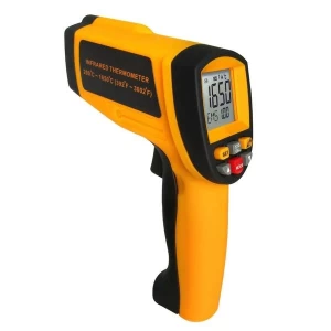 Digital 50:1 Adjustable Professional IR Thermometer 1650°C-3002°F