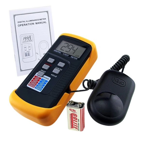 Digital Light Lux Meter Silicon Photo Diode 200,000 Lux - Image 6