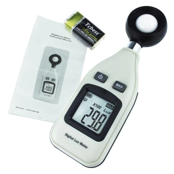 Portable Mini Digital Lux Meter Measurement Range 0-200,000 LUX with Auto Range - Image 7