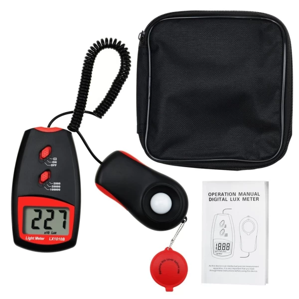 Handheld Digital Light Luxmeter 0~100,000 Lux w/ Selectable Range - Image 3