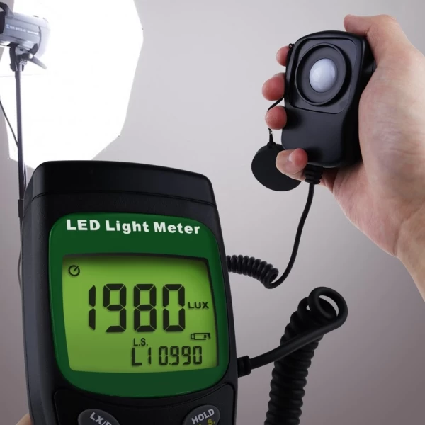 Digital LED LUX / FC (Footcandle) Meter Luminous Intensity Measurement Luxmeter - Image 3