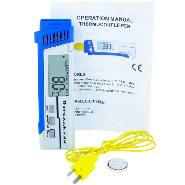 Pen Type K type Bead Wire Thermocouple Thermometer - Image 8