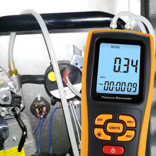 Dual Port Digital Manometer & Air Pressure Meter - Image 5
