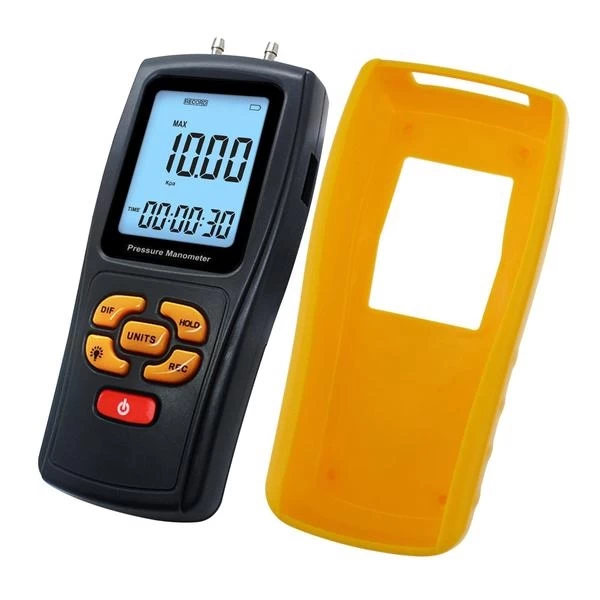 Dual Port Digital Manometer & Air Pressure Meter - Image 8