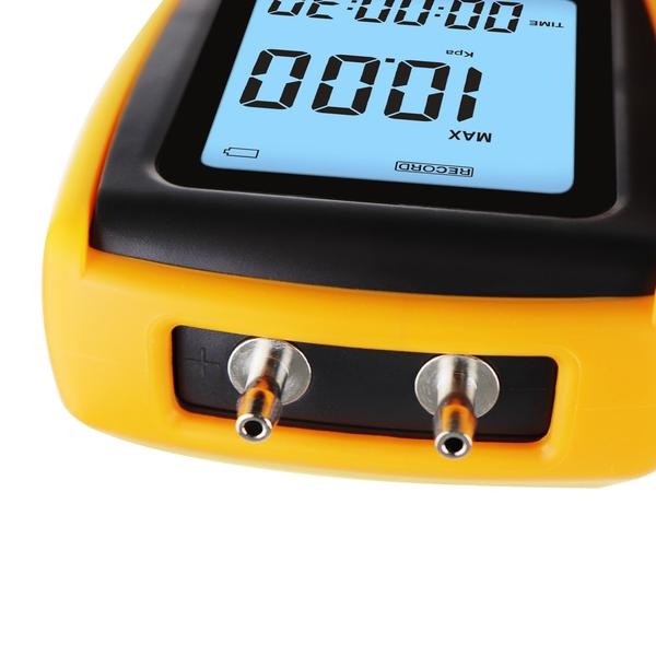 Dual Port Digital Manometer & Air Pressure Meter - Discount