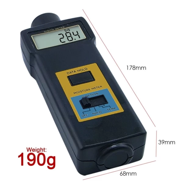 Handheld Digital Moisture Meter for Wood, Cotton, Paper And More - Image 5