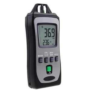 Digital Pocket Size Thermo Hygrometer with Wet Bulb and Dew Point Measurement