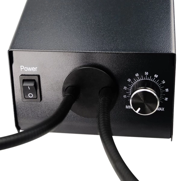 Fiber Optic Cold LED Dual Gooseneck Lights Microscope Illuminator w/ 6500K Color Temperature - Image 6