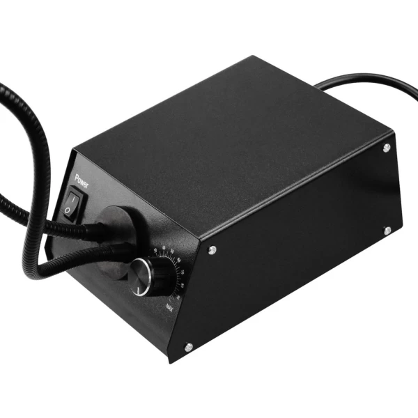 Fiber Optic Cold LED Dual Gooseneck Lights Microscope Illuminator w/ 6500K Color Temperature - Image 5