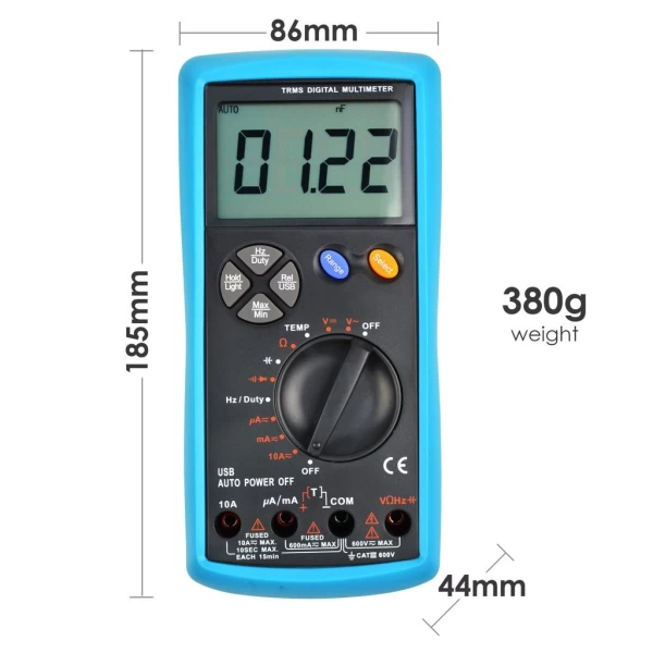 True-RMS AC/DC Multimeter and Duty Cycle Meter with USB interface - Image 11