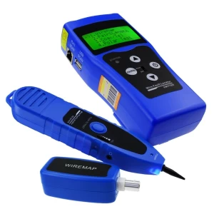 Professional Handheld Multipurpose Network LAN Cable Tester w/ 8 far-end test Jacks
