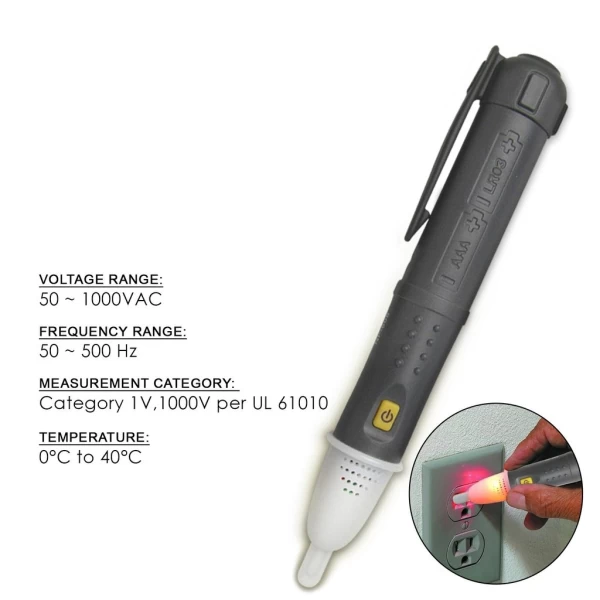Non Contact Voltage Detector Pens 2 Pack - Image 4