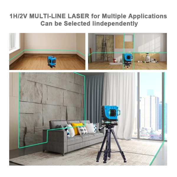 Self Levelling 360 Laser Level w/ Remote Control - Image 12
