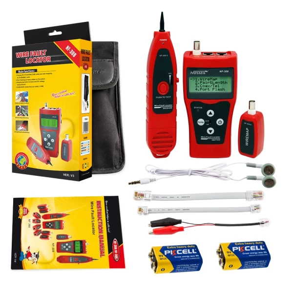 Professional Multipurpose Network Cable Tester w/ Length Measurement & Backlight - Image 2