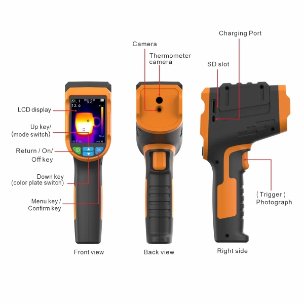 Handheld Industrial Infrared Thermal Imager - Image 3