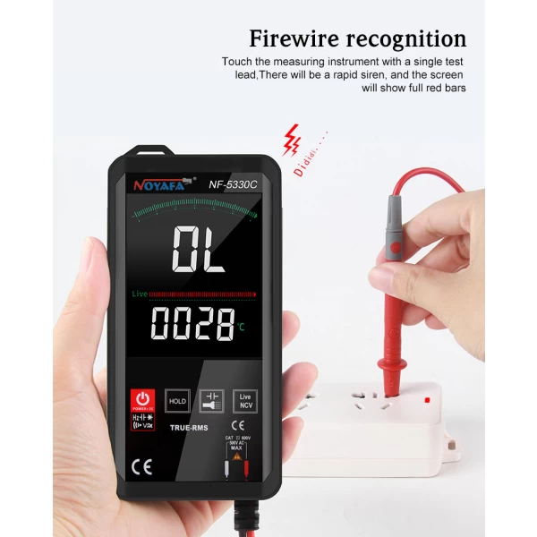 Professional Digital Multimeter w/ HD Colour Touch Screen & NCV Lighting Functions - Image 9