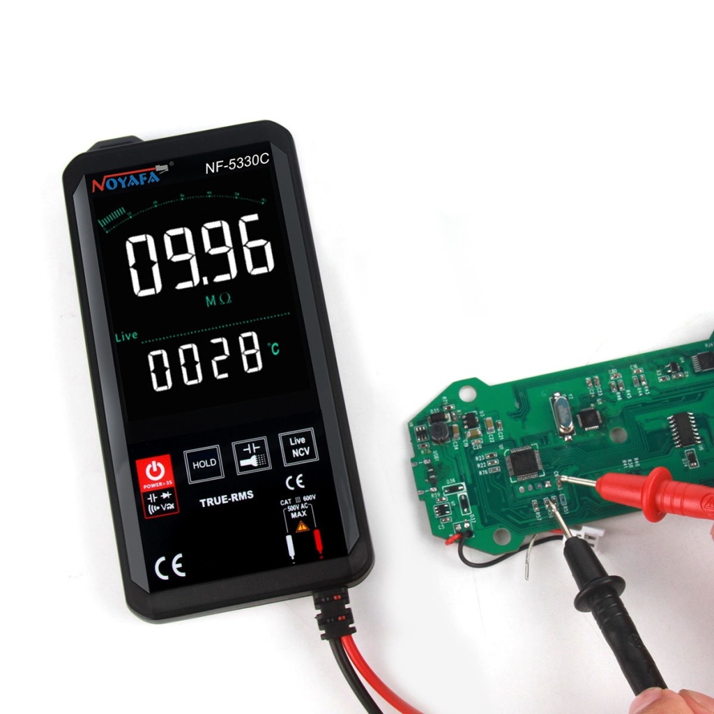 Professional Digital Multimeter w/ HD Colour Touch Screen & NCV ...