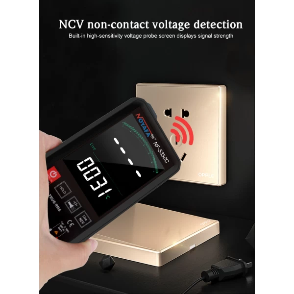 Professional Digital Multimeter w/ HD Colour Touch Screen & NCV Lighting Functions - Image 10