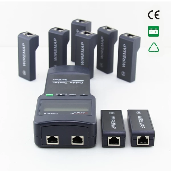 Network Cable Tester & Cable Length Meter w/ 8 Jacks - Image 5