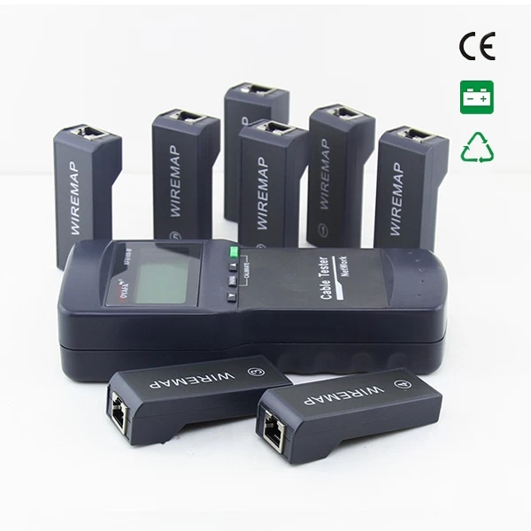 Network Cable Tester & Cable Length Meter w/ 8 Jacks - Image 4