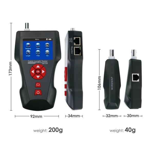 Handheld Digital Cable Tester w/ Data Storage Functions - Image 5