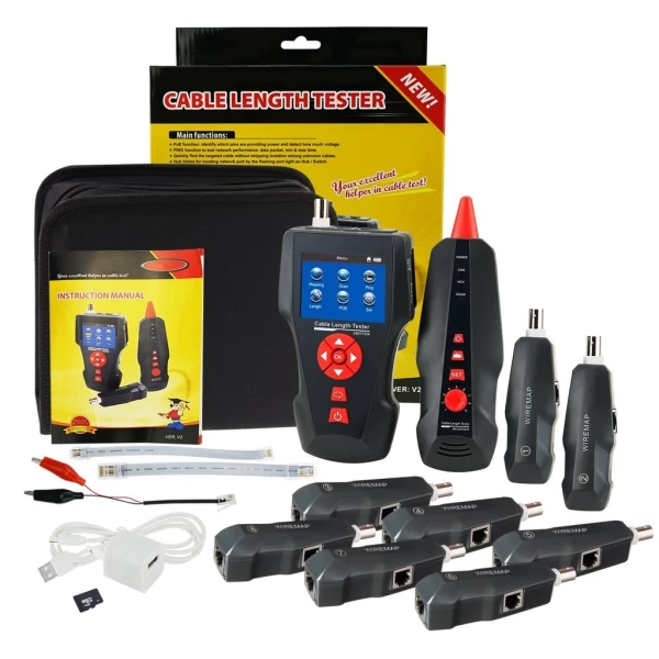 Digital Cable Length Tester & Wire Tracker w/ Data Storge Function & Port Flash - Image 8