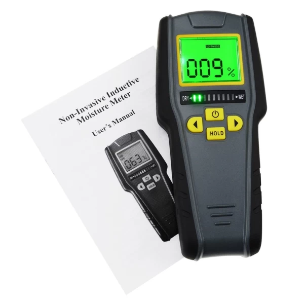 Digital Non Invasive Inductive Moisture Meter Wood Drywall Masonry - Image 2
