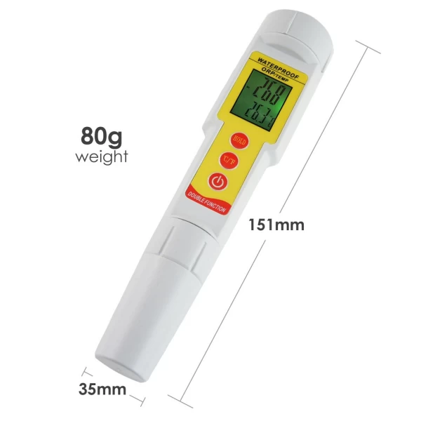 2 in 1 Digital ORP Temperature Meter Waterproof - Image 7