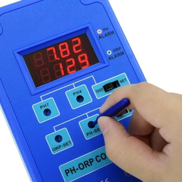 Digital PH ORP (2 in 1) Controller w/ Electrodes plus CO2 & O3 Relay - Image 3
