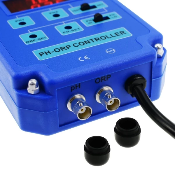 Digital PH ORP (2 in 1) Controller w/ Electrodes plus CO2 & O3 Relay - Image 5