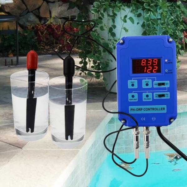 Digital PH ORP (2 in 1) Controller w/ Electrodes plus CO2 & O3 Relay - Image 10