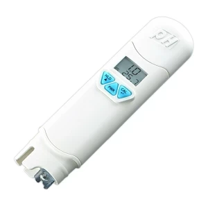 Waterproof pH meter w/ Temperature + Auto Calibration