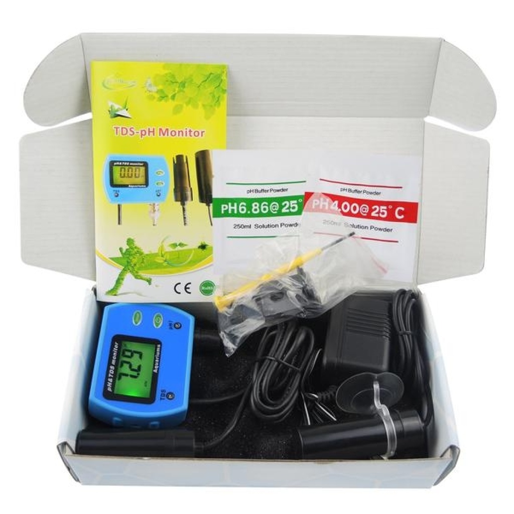 2 in 1 Combo pH & TDS Mini Tester W/ Replaceable Electrode and Real ...