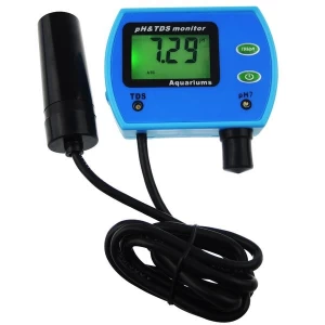 2 in 1 Combo pH & TDS Mini Tester W/ Replaceable Electrode and Real Time Continuous Monitoring