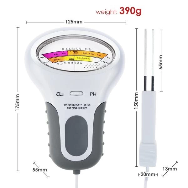 Combined pH & Chlorine Meter for Swimming Pool & Spa - Image 6