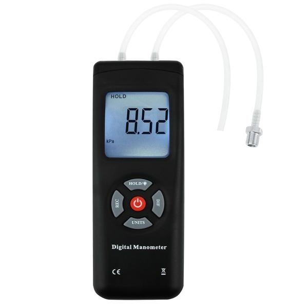 Starter Professional Digital Manometer / Gas Pressure Gauge Meter W/ Backlight