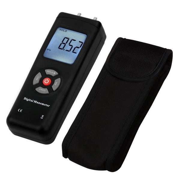 Starter Professional Digital Manometer / Gas Pressure Gauge Meter W/ Backlight - Image 7