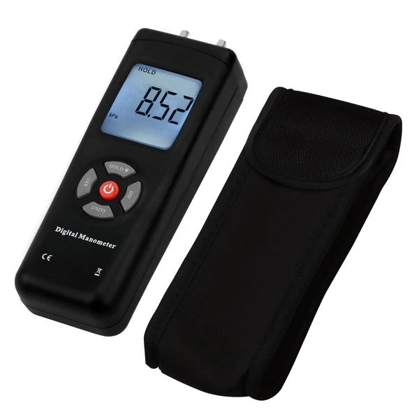 Starter Professional Digital Manometer / Gas Pressure Gauge Meter W/ Backlight - Image 7