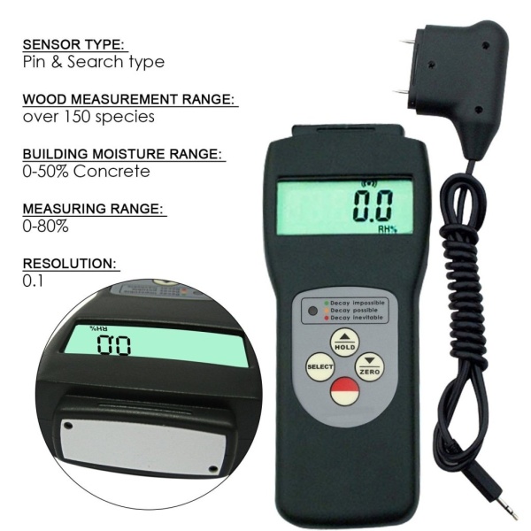 Digital Moisture Meter 2 in 1 Probe And Scanner Type - Image 5
