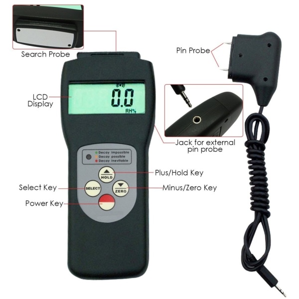 Digital Moisture Meter 2 in 1 Probe And Scanner Type - Image 6