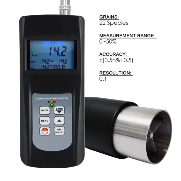 Digital Moisture Meter With Cup Sensor For Grains, Seeds, Rice 0~50% With RS232 Interface - Image 4