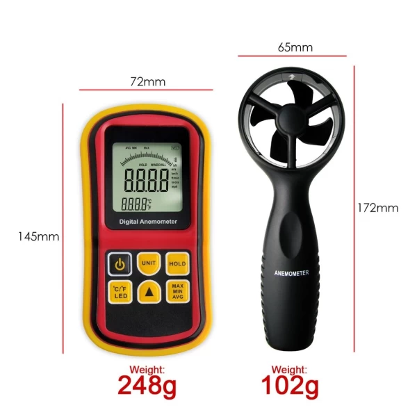 Digital Anemometer With Sensor Vane Probe - Image 11