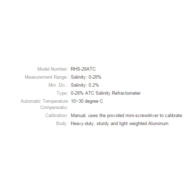 Refractometer For Traditional Salinity, Salt Water, Brine - Image 15