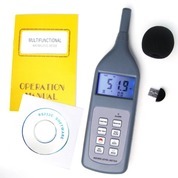 Professional Sound Level Meter w/ Bluetooth Data Logging - Image 6