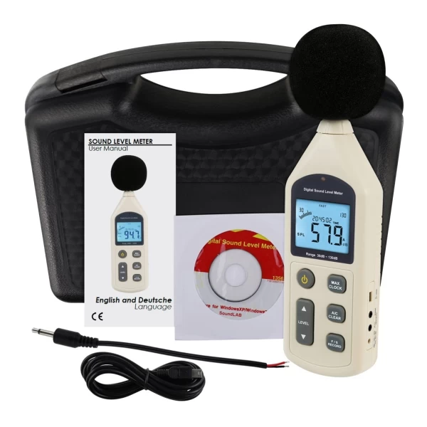 Digital Audio Decibel Meter w/ Data Recorder - Image 5