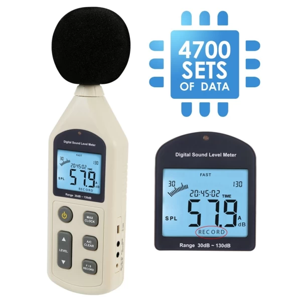 Digital Audio Decibel Meter w/ Data Recorder - Image 16