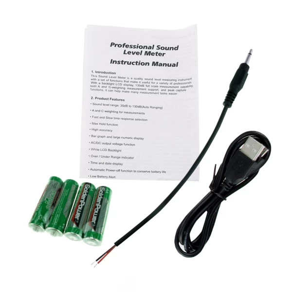 Professional Sound Level Meter w/ Backlit Display - Image 8